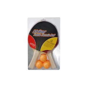 Poplar 5mm Plywood Ping Pong Set 1.5mm Sponge Pimple Out Rubber In Heat Seal Packing