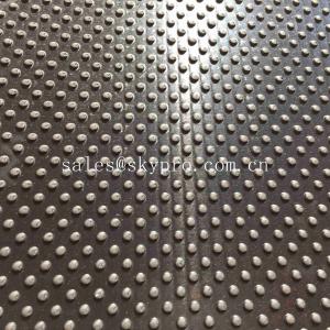 China 5mm Small Coin Stud Rubber Mats / Heavy Duty Rubber Floor Mats For Kitchen supplier