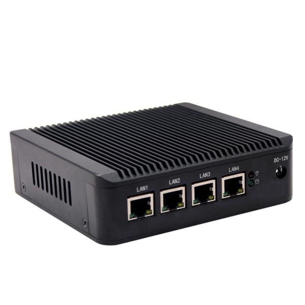 4 Ethernet LAN Firewall Pfsense Mini PC Fanless Quad Core E3845 J1900