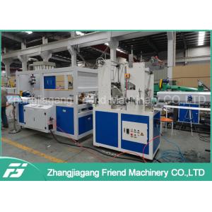 China 200-600mm Pvc Ceiling Panel Extrusion Machine For Sheet Double Screw Design supplier