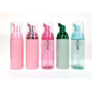 China Custom Pink Frosted 60ml Empty Lash Cleanser Bottles mousse pump bottle supplier