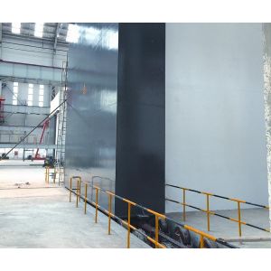 China Customized Barite Concrete Shielding Radiation Protection Door With Rollers on sale