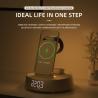 China 15W Fast Wireless Charger and Multi-Function Alarm Clock 6-in-1 for Mobile Phone wholesale