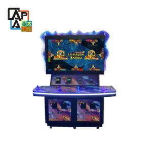 China Lion King Safari 2021 Newest Hot Sale Arcade Skilled Fish Catching Gaming Table Amusement Casino Fishing Game Machine supplier