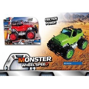 Popular Friction Powered Off Road Jeep Toy Car For Kids 4 Style 8 Colors