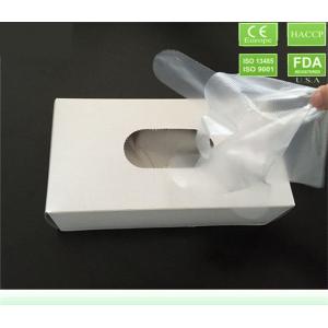 Disposable CPE Gloves Cast Poly Glove smooth embossed S/M/L/XL blue clear for hair salon