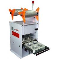 China Four Cups Plastic Cup Sealing Machine 220V 50HZ Cup Sealer Sealing Machine on sale