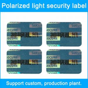 China Commodity Transparent Self Adhesive Security Labels Round Embossed Logo supplier
