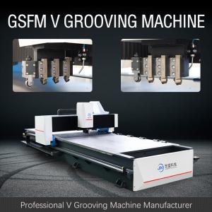 High Precision Fully Automatic Four Sided Sheet Metal Grooving Machine For Door Industry