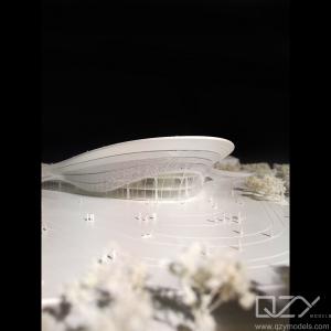 Conceptual Architectural Concept Model Making Company Aecom 1:500 Hubei Xunlong Hall