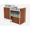 Simple Chinese Pharmacy Store Display Cashier Show Counter Customized Shape