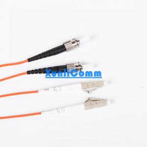 FTTH FTTB FTTX LC To ST Fiber Patch Cable Orange Color High Temperature Stability