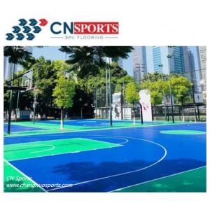 CN-S01 Silicon PU Basketball Flooring and 38 Hardness Basketball Flooring