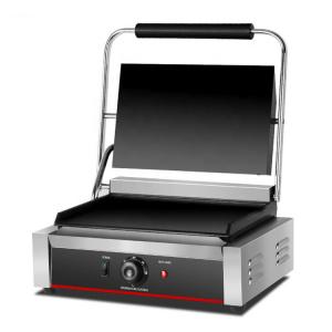 China 220V All Flat Electric Grill Machine with Heating Element Parts Sandwich Contact Grill 19kg supplier