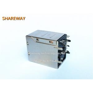 China GIG Ethernet RJ45 Female Connector JC0-1011NL With Shrapnel And Flexible LED supplier