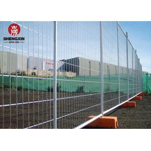 China Painted Silver Color 3.0mm Temporary Fence Panels For New Zealand wholesale