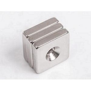 N35-N52 Custom Neodymium Magnets Countersunk Hole For Cabinet Closures