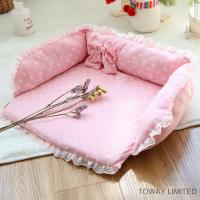 China  				Cute Pink Dots Princess Soft Pet Sofa Dog Cushion 	         on sale
