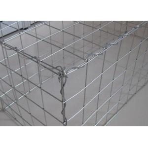 China 10x12cm Gabion Wire Mesh Rock Wall Bunnings For Slope Protection supplier