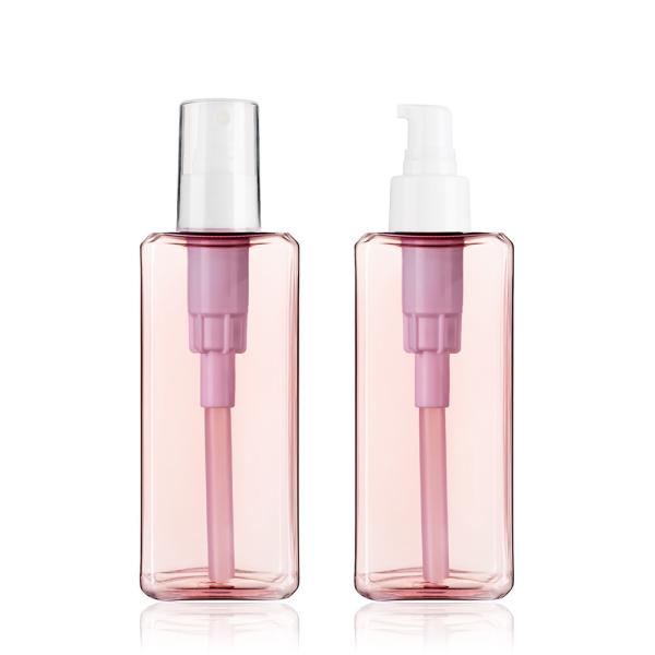 100ML Pink Reusable Lotion Dispenser Bottles Free Sample Available