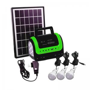 FCC EMC 5W 6V Portable Solar Energy Lamp 12PCS SMD LED Car Boat Solar Light Kit