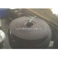 China Black Rubber Sheet Non Asbestos skirtboard rubber Natural Sponge , 1mm-100mm Width on sale