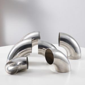 China 304 Stainless Steel Elbow Stair Handrail Elbow 90 Degrees Welded Industrial Elbow Sanitary Elbow Fittings supplier