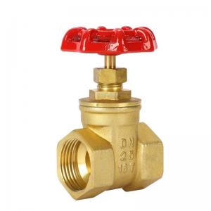 Straight Through Type Brass Gate Valve for Threaded Wire Pipe and Water Switching