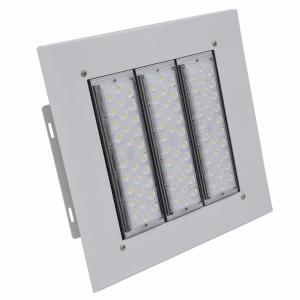China 100-240vac LED Canopy Lights 100w 150w 200w IP66 IK10 Surface Mounted Installation supplier
