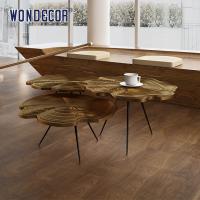 China Champagne Gold 120cm Ring Coffee Table Art Table Furniture Stainless Steel For Hotel Lobby on sale