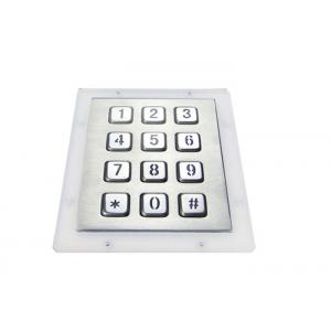 China 12 Keys Backlit Metal Keypad IP65 For Vending Machines wholesale