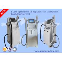 China E - Light Opt Ipl Shr Rf Nd Yag Laser / 3 In 1 Multifunction Beauty Machine on sale