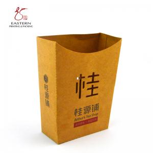 Food Snack Recycled Cardboard Packaging , Kraft Cardboard Boxes 350gsm