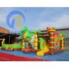 China 特徴 ポータブル 子供のパーティー ジャンプ 恐竜テーマのスライド付き跳ね返る城 wholesale