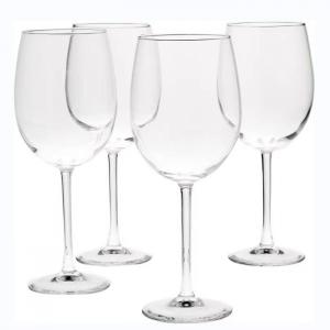Custom Size Transparent Red White Wine Glasses For Wedding Party
