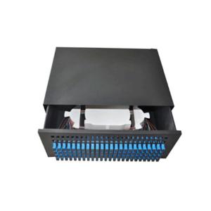 China 96 Cores Fiber Optic Distribution Panel With FC / SC / S / 2LC Adapters supplier