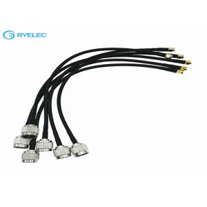 China Stable Flexible Extension RF Coaxial Cable N Male To SMA Male With RG58 / U Low Loss Phase supplier