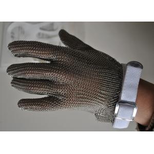 China 304L Stainless Steel Gloves Anti - Cut Safety Butcher Glove For Cutting Meat supplier