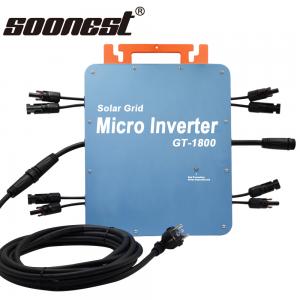 2000W Smart Solar Micro Inverter For Balcony Photovoltaic Micro Inverter Ac Connection Cable Us Small Battery With Micro Inverte