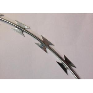China Yellow Anti Climb Barbed Wire Razor Coil Barbed Wire Single Screw Blade Gill Net supplier