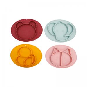 China OEM Rice Bowl Gift Feeding Silicone Children Baby Tableware Set supplier