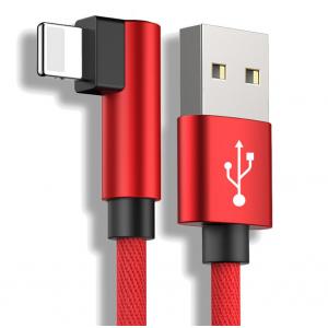 China Braided Usb Mini B Charging Cable 2.0 Universal 8 Pins Connector 90 Degree Angle supplier
