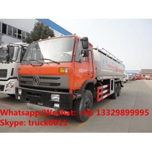 China dongfeng 6*4 LHD 210hp diesel 23000L dongfeng double rear axles oil truck for sale, wholesale price Fuel tank truck supplier