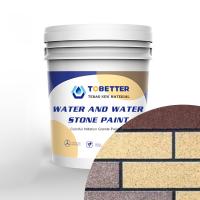 Acrylic Copolymer Paint Grey Imitation Granite Stone Construction Base Outdoor Surface