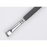 China High Quality Small Flat Angled Makeup Brow Brush With Wood Handle wholesale