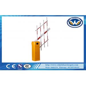China 3 Meters / 4.5 Meters Three Fence Arm Automatic Car Park Security Barriers supplier