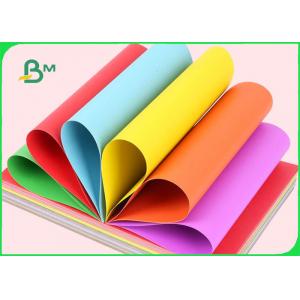 220gsm Uncoated Color Bristol Cardboard For DIY Crafts Folding Resistance