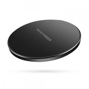 China Ultra Thin Slim  Wireless Phone Charger For IPhone X / Samsung Galaxy Note 8 supplier