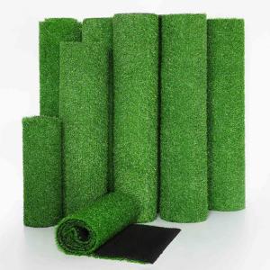 China Straight Yarn Artificial Grass Turf Synthetic Landscaping For Garden 2x25m supplier