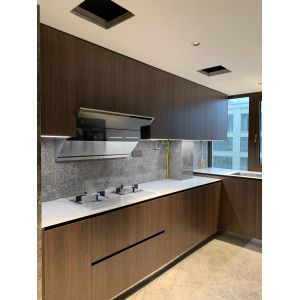 China Custom Acrylic Lacquer Design Kitchen Cabinets For Global Projects wholesale